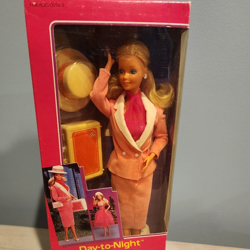 Vintage 1984 Day-to-Night Barbie NIB RARE